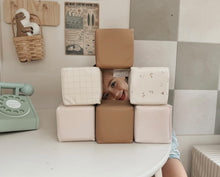 Load image into Gallery viewer, Mini Play Cubes | Floral | Pre-Order November
