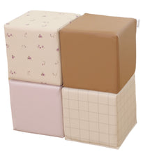 Load image into Gallery viewer, Play Cubes Set of 4 | Floral
