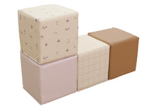 Load image into Gallery viewer, Play Cubes Set of 4 | Floral
